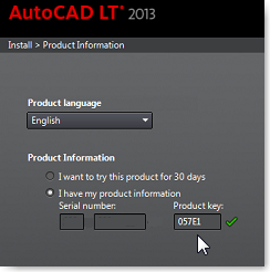 product key autocad 2014